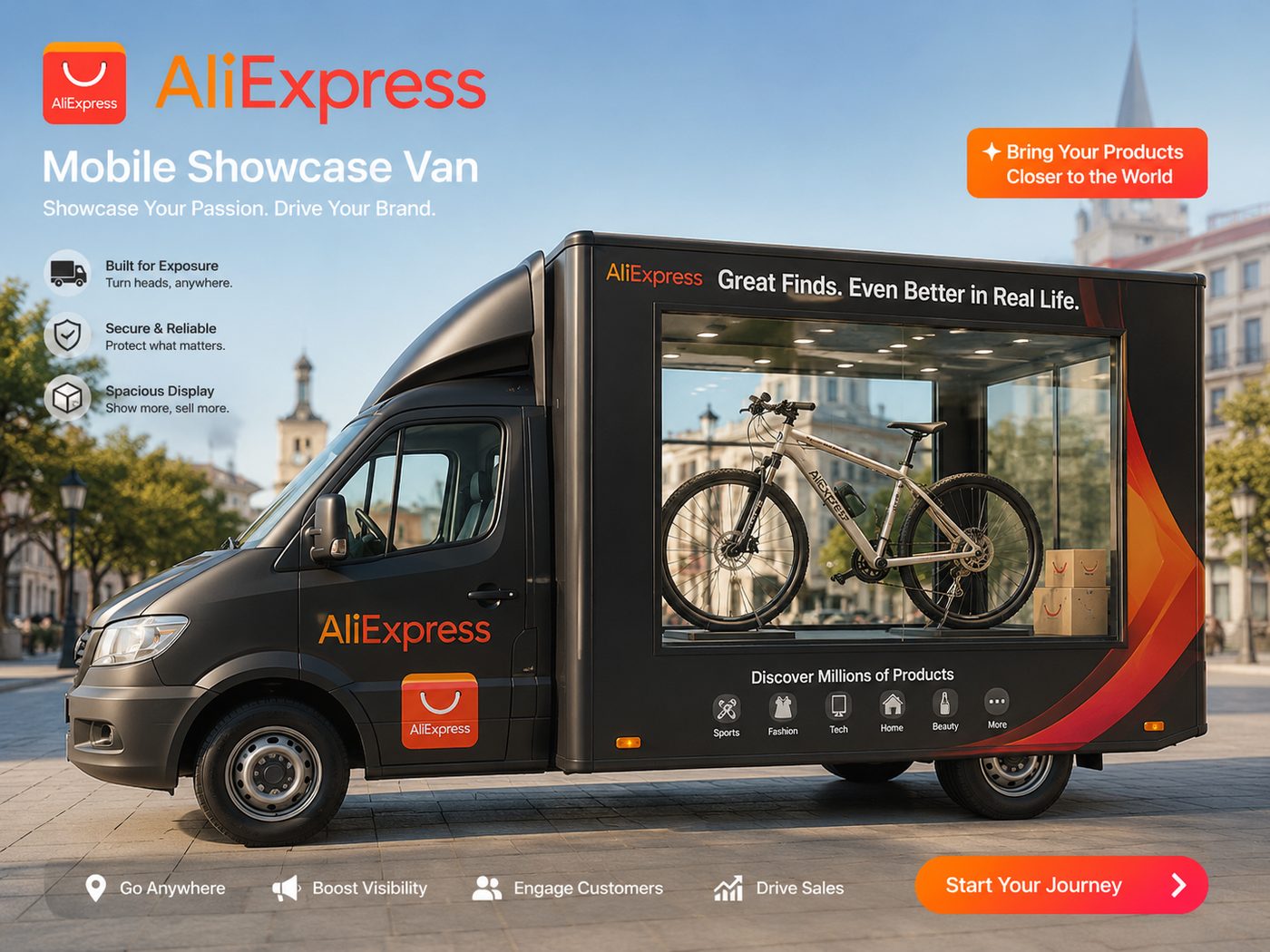 Mobile Showroom Van 参照图